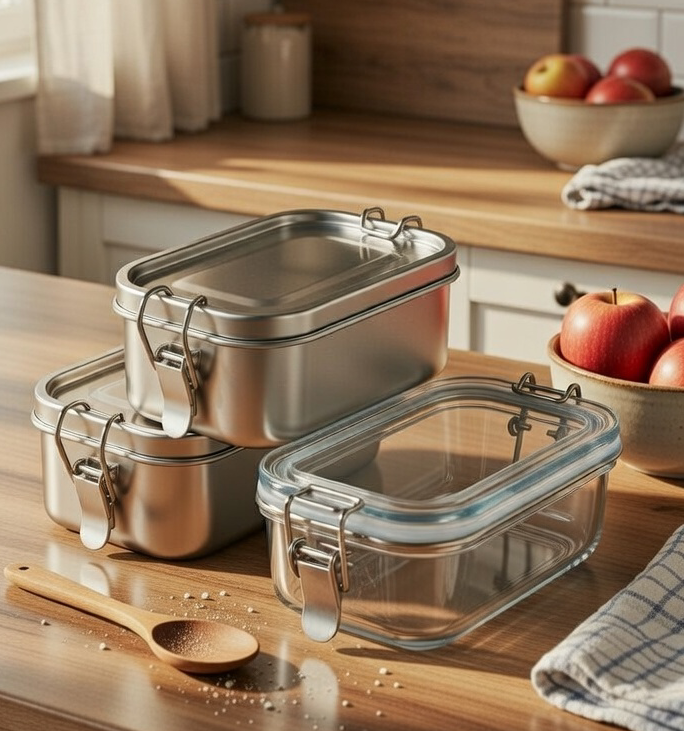 Glass vs Stainless Steel Food Storage: Which Is Safer and More Practical?